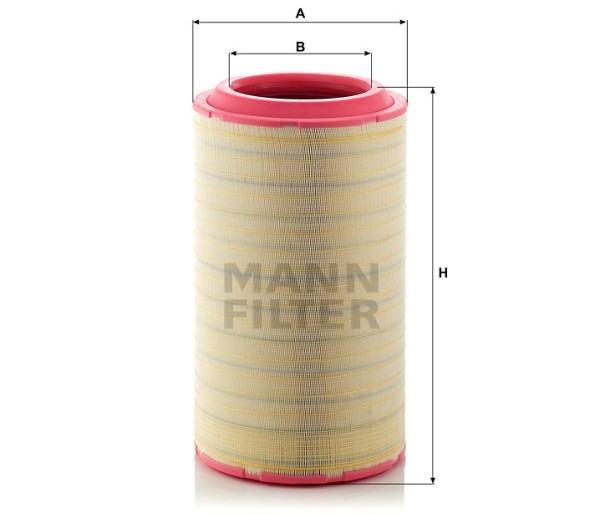 Luftfilter Mann Hummel - C 37 2680/2 passend zu JOHN DEERE