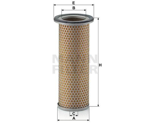 Luftfilter Mann Hummel - C 1281 passend zu JOHN DEERE