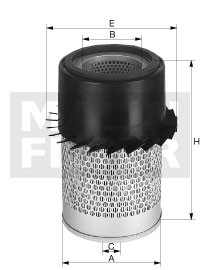 Luftfilter Mann Hummel - C 1188 x passend zu JOHN DEERE